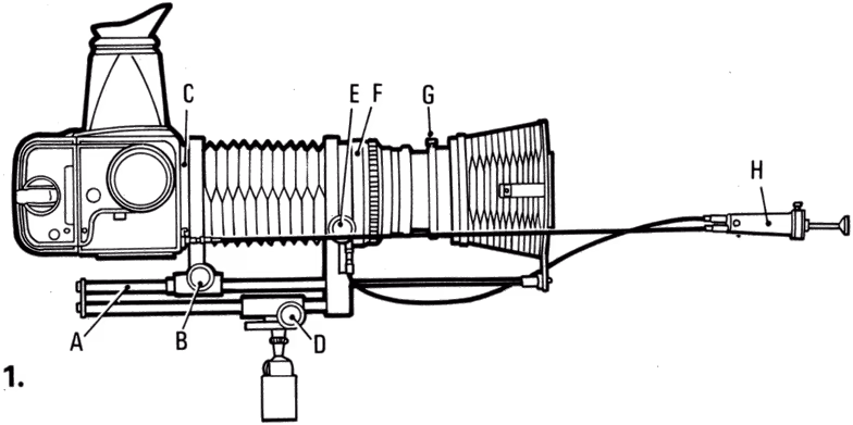 The non-automatic bellows extension unit